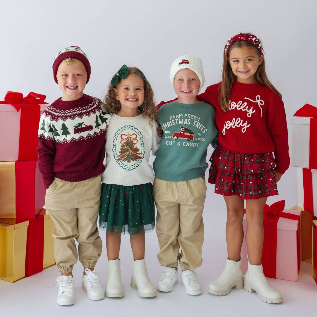 Christmas Tartan Pearl Skirt - view 7