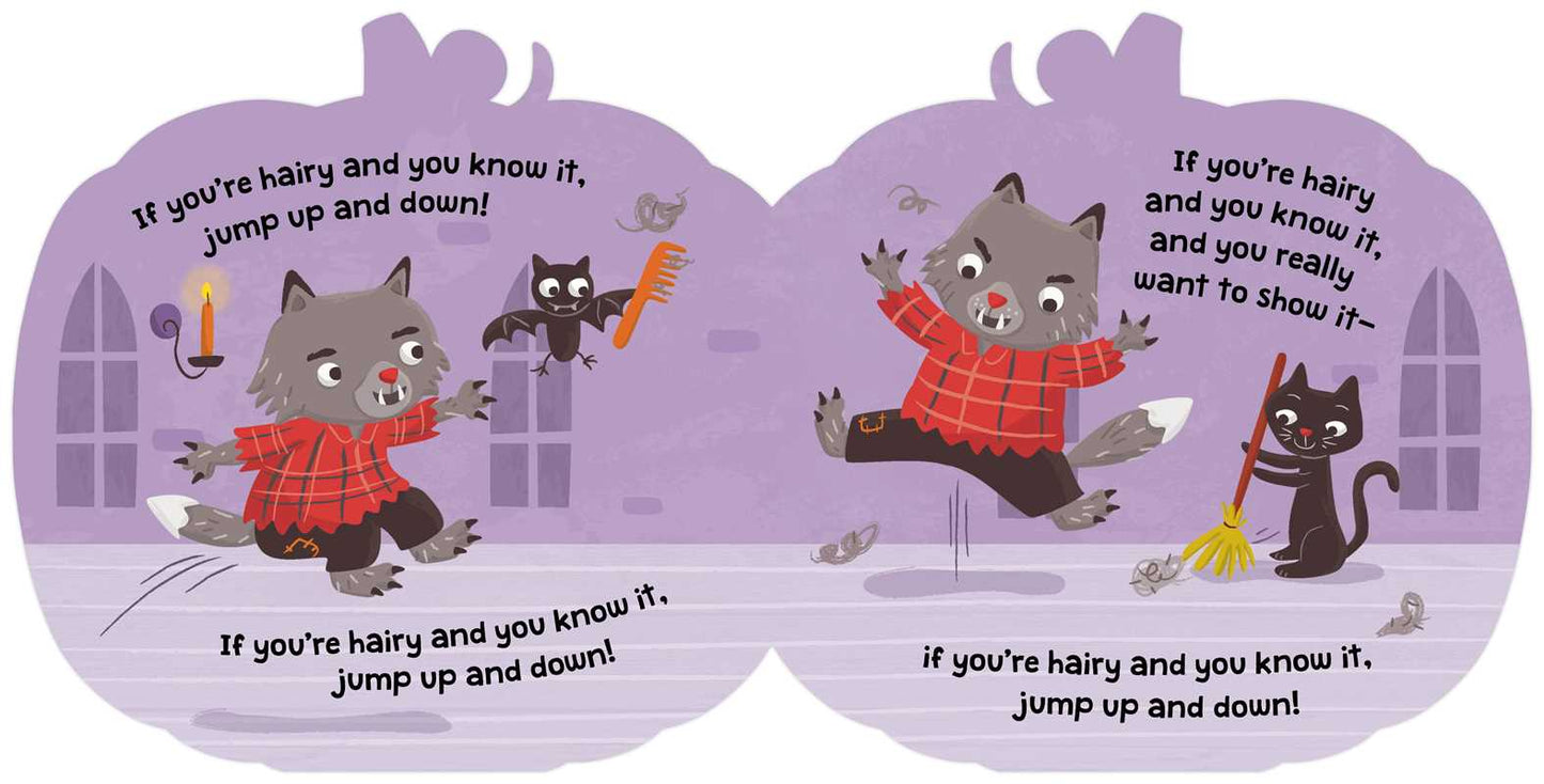 If You're Spooky and You Know It (A Pumpkin-Shaped Novelty Board Book for Toddlers) by Aly Fronis - view 6
