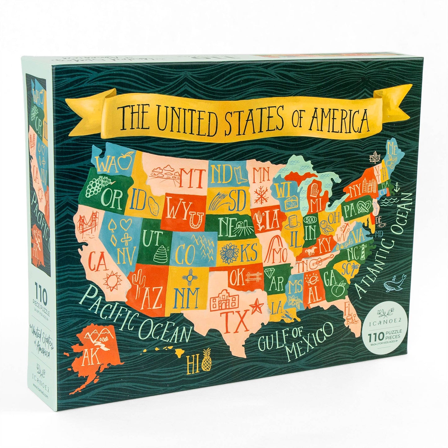 The United States of America - 110 Piece Kids Jigsaw Puzzle