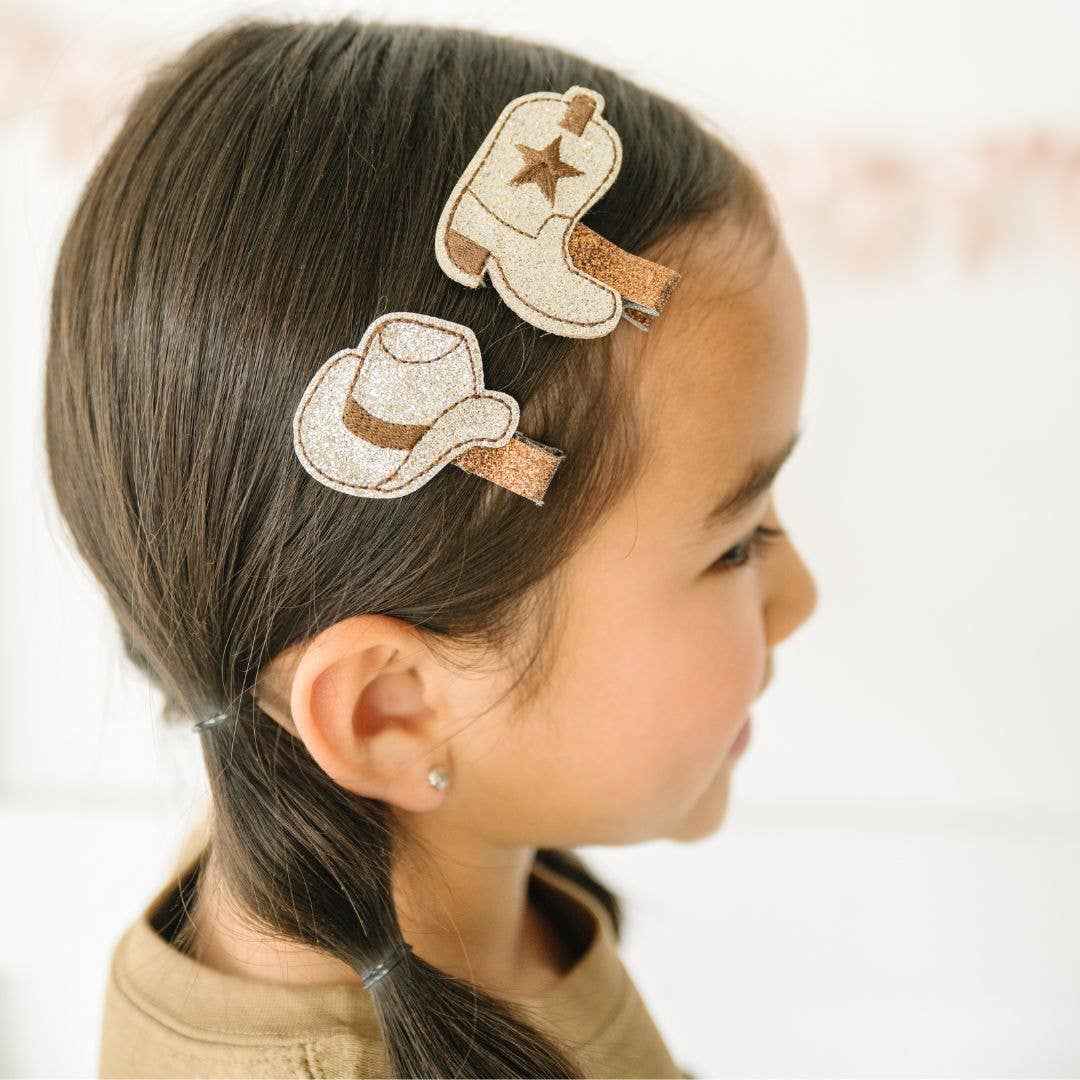 Cowgirl Cutie Hair Clip Set