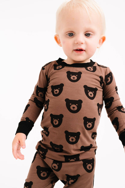 Brown Bear Bamboo Set
