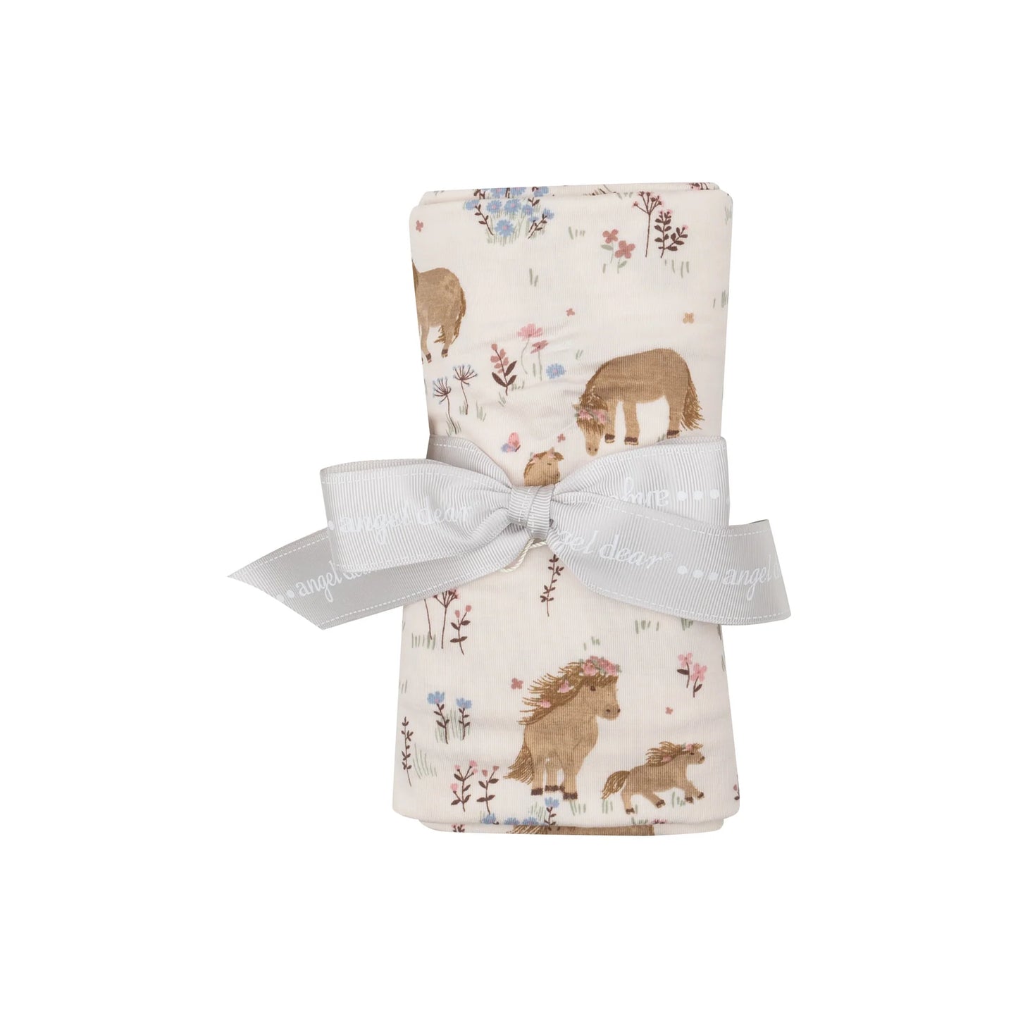 Pretty Ponies Swaddle Blanket