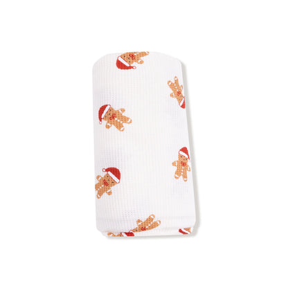 Gingerbread Swaddle Blanket