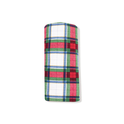 Holiday Plaid Swaddle Blanket