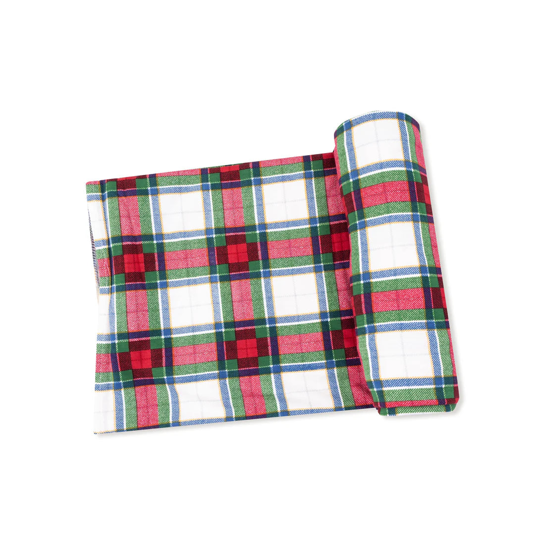 Holiday Plaid Swaddle Blanket