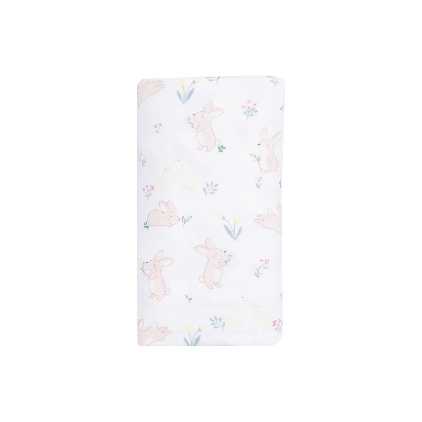 Bunny and Duck Swaddle Blanket