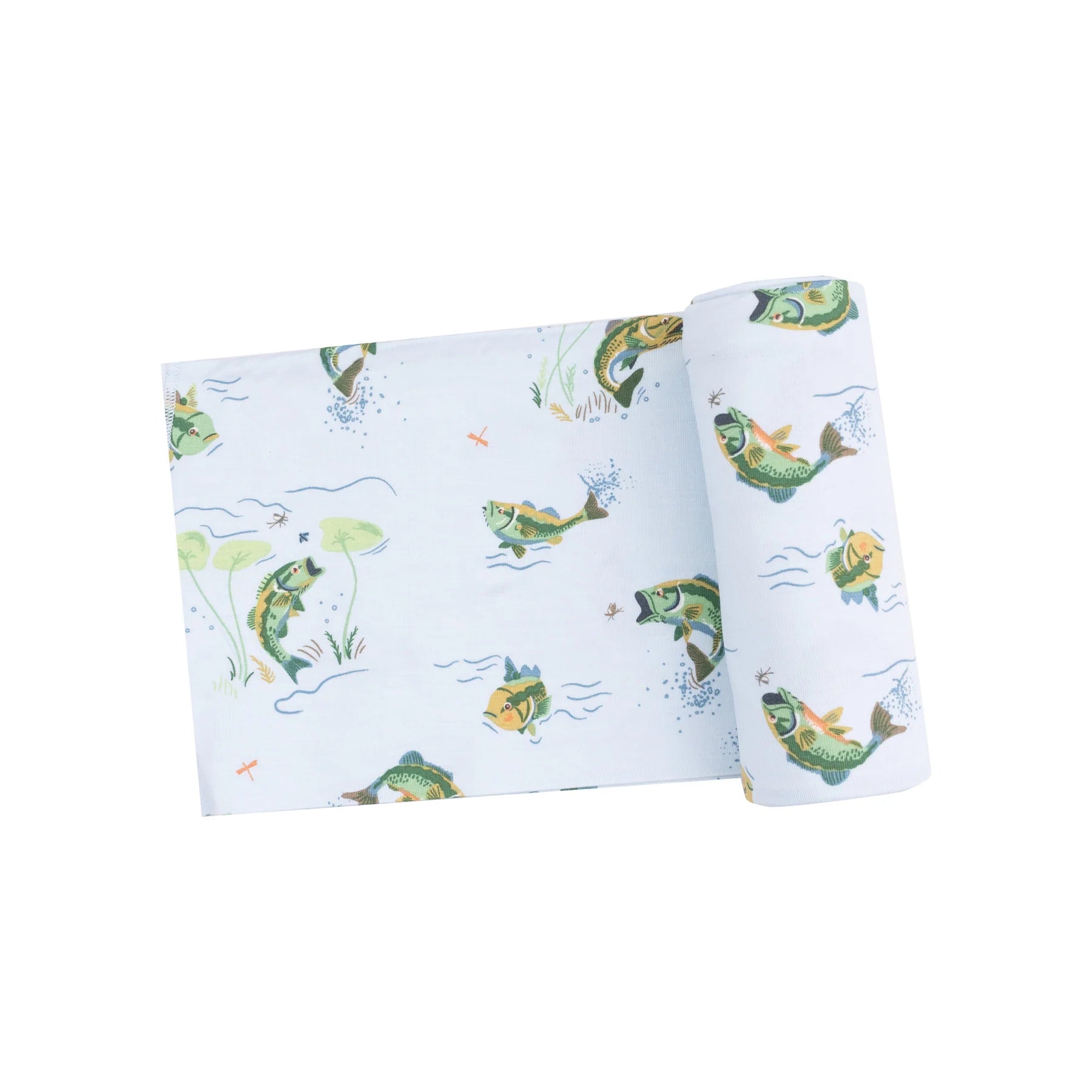 Swaddle Blanket - Bass Fishing - 45"x45"