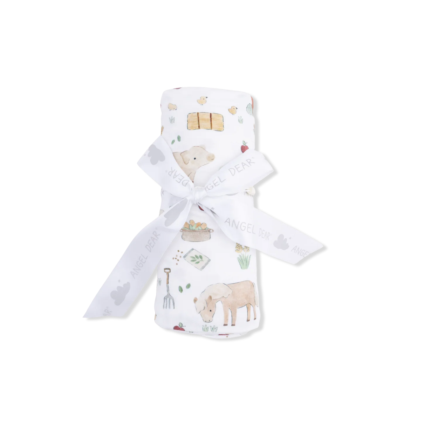 Cute Farm Animals Swaddle Blanket