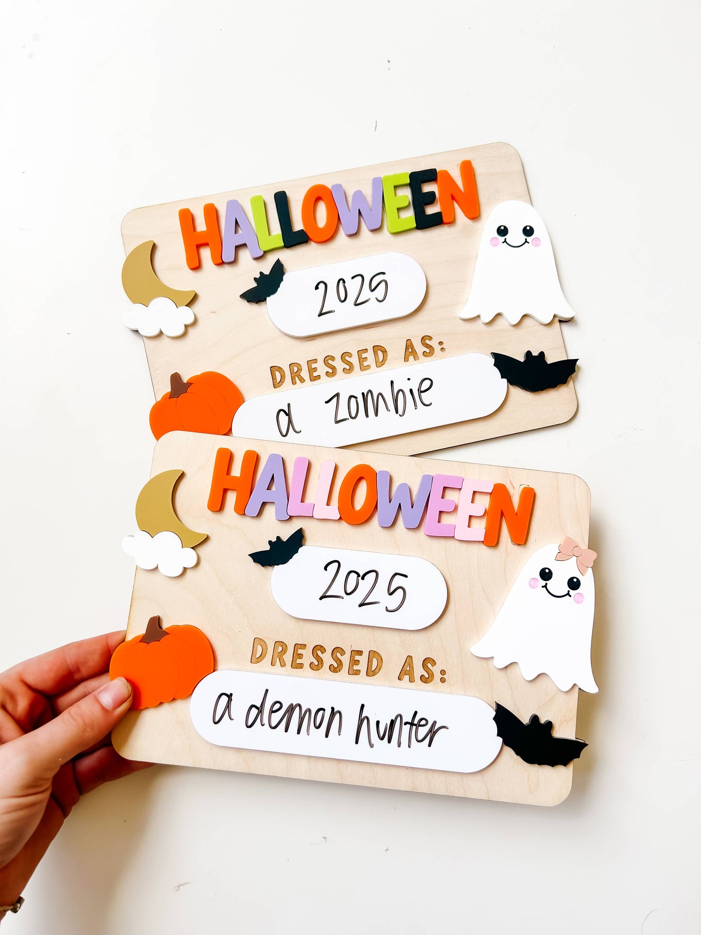 Halloween Costume Photo Prop Sign