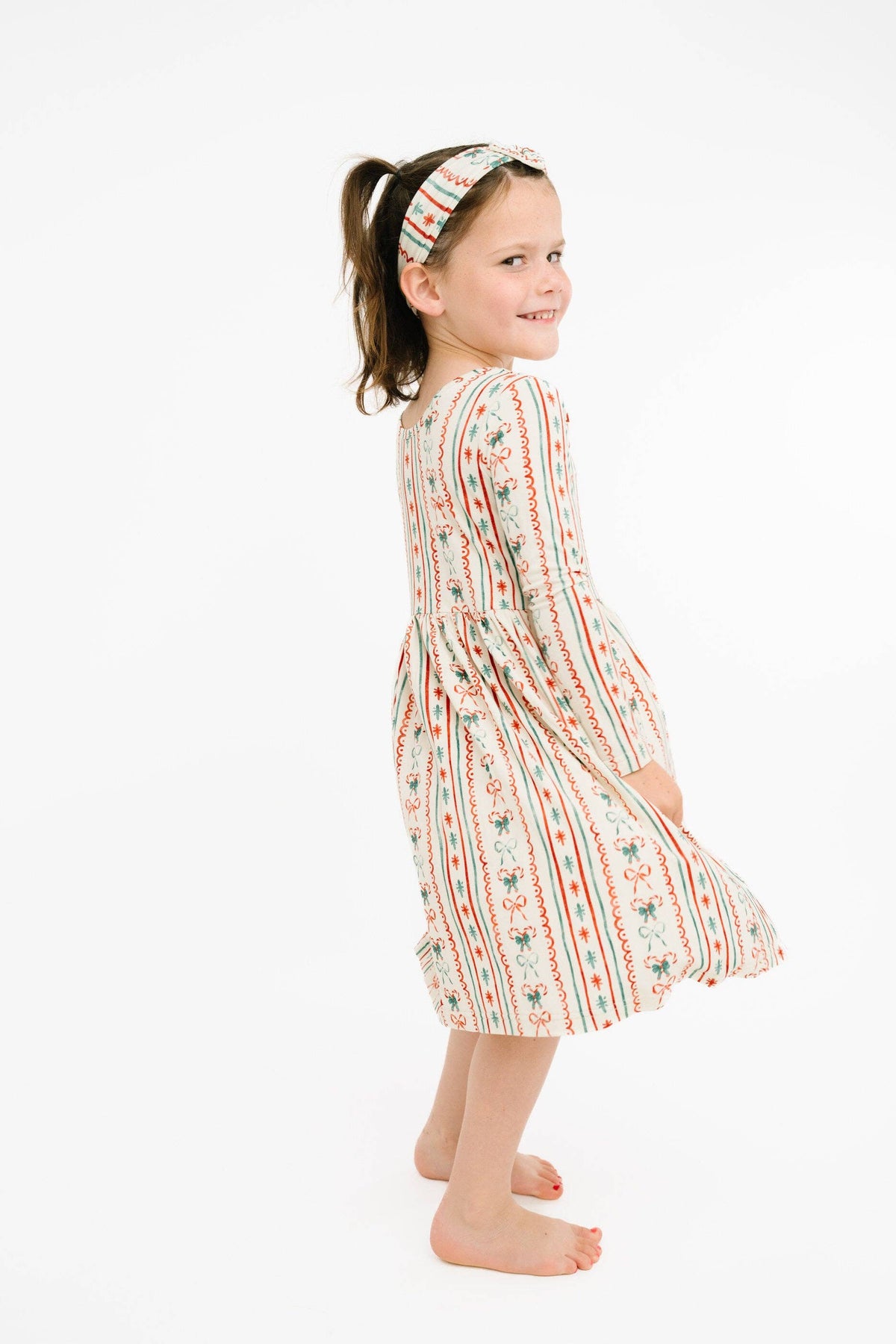 Christmas Dainty Bow bamboo dress - view 4