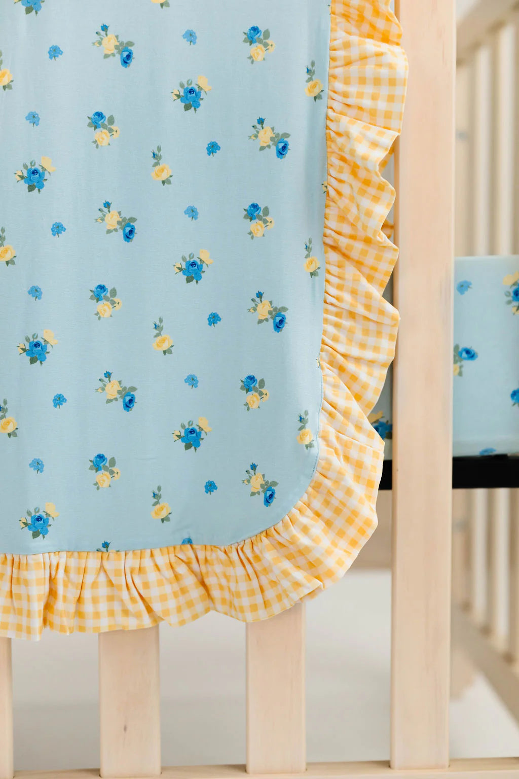 Floral and Gingham Blanket IMJ x Karissa Abbott