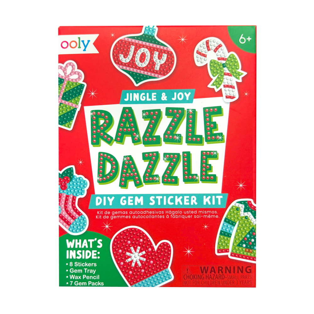 Mini Razzle Dazzle DIY Gem Sticker Kit - Jingle & Joy - view 5