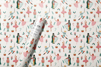 Christmas Nutcracker Wrapping Paper Roll