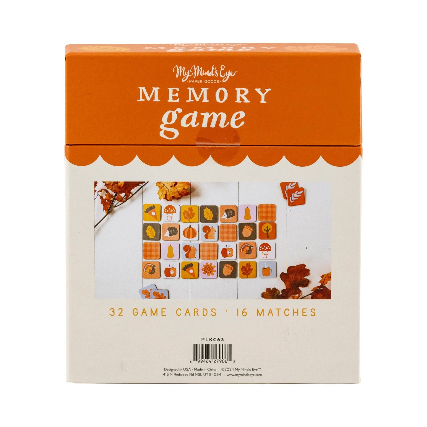 Fall Harvest Memory Game