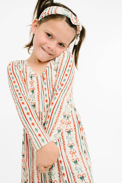 Christmas Dainty Bow bamboo dress - view 6