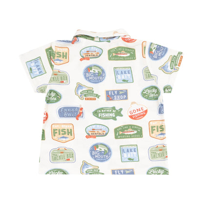 Polo Shirt & Short Set - Bait Shop Signage