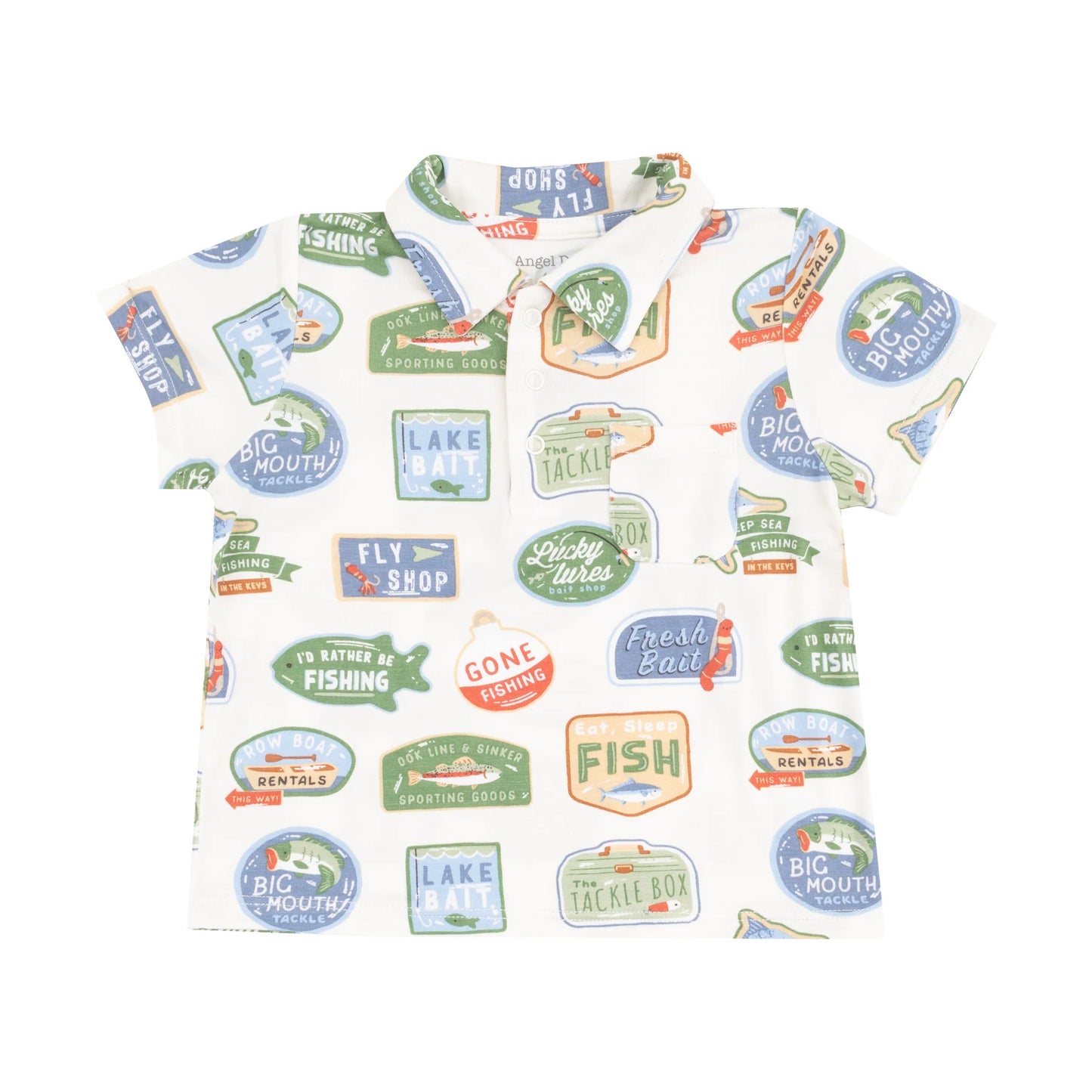 Polo Shirt & Short Set - Bait Shop Signage
