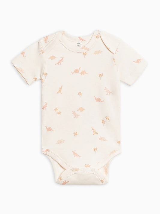 Dino-Mite Collection Afton Bodysuit - Dino / Blush