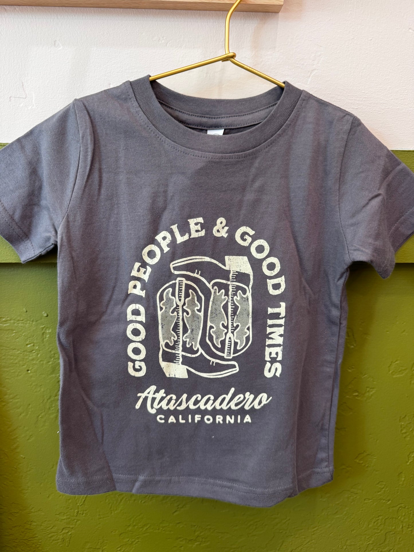 Atascadero "Good People & Good Times" Toddler Shirt