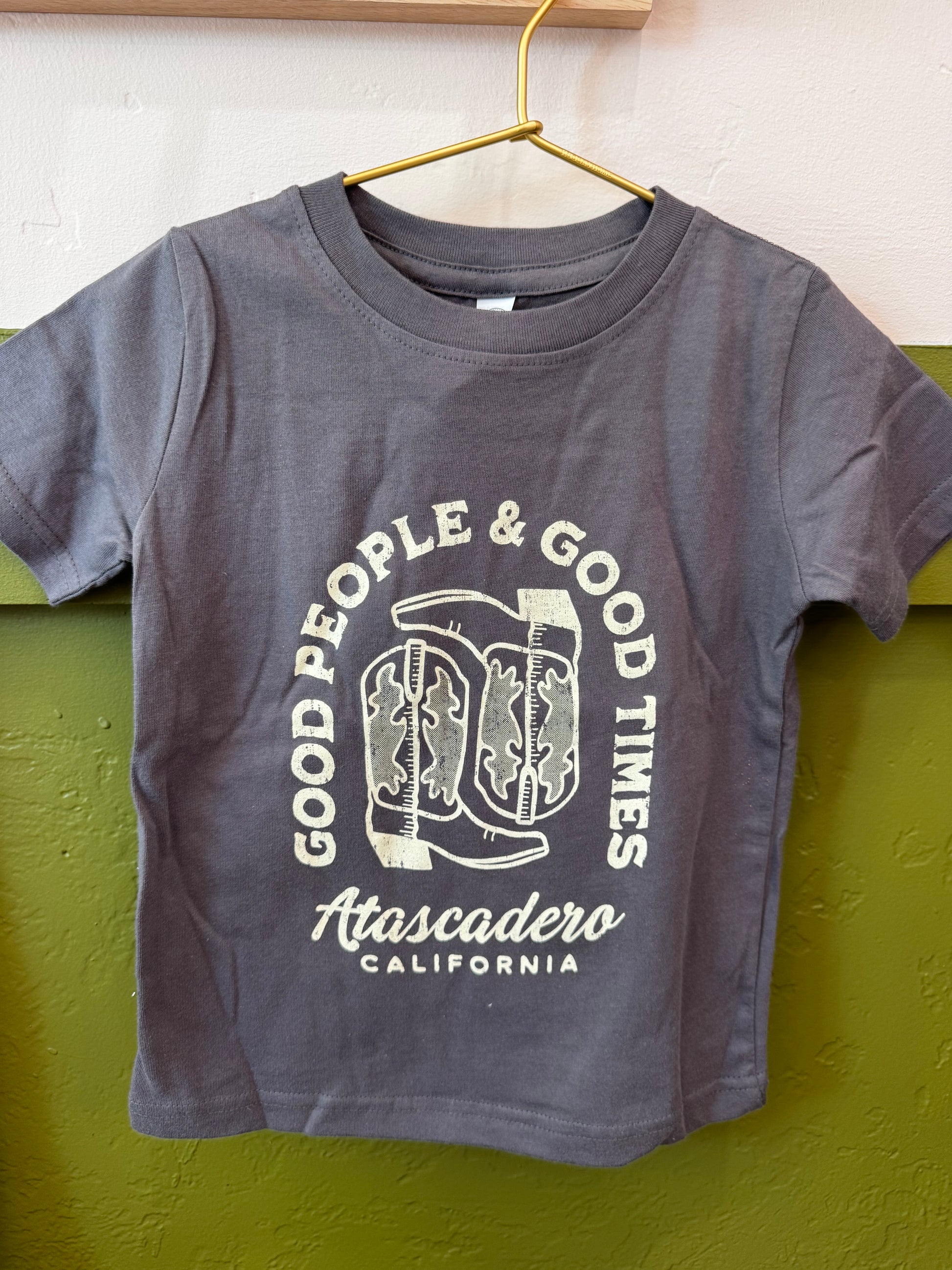 Atascadero "Good People & Good Times" Toddler Shirt