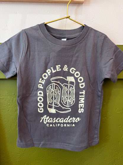 Atascadero "Good People & Good Times" Toddler Shirt