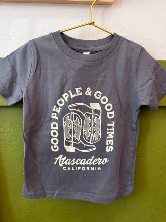 Atascadero "Good People & Good Times" Toddler Shirt