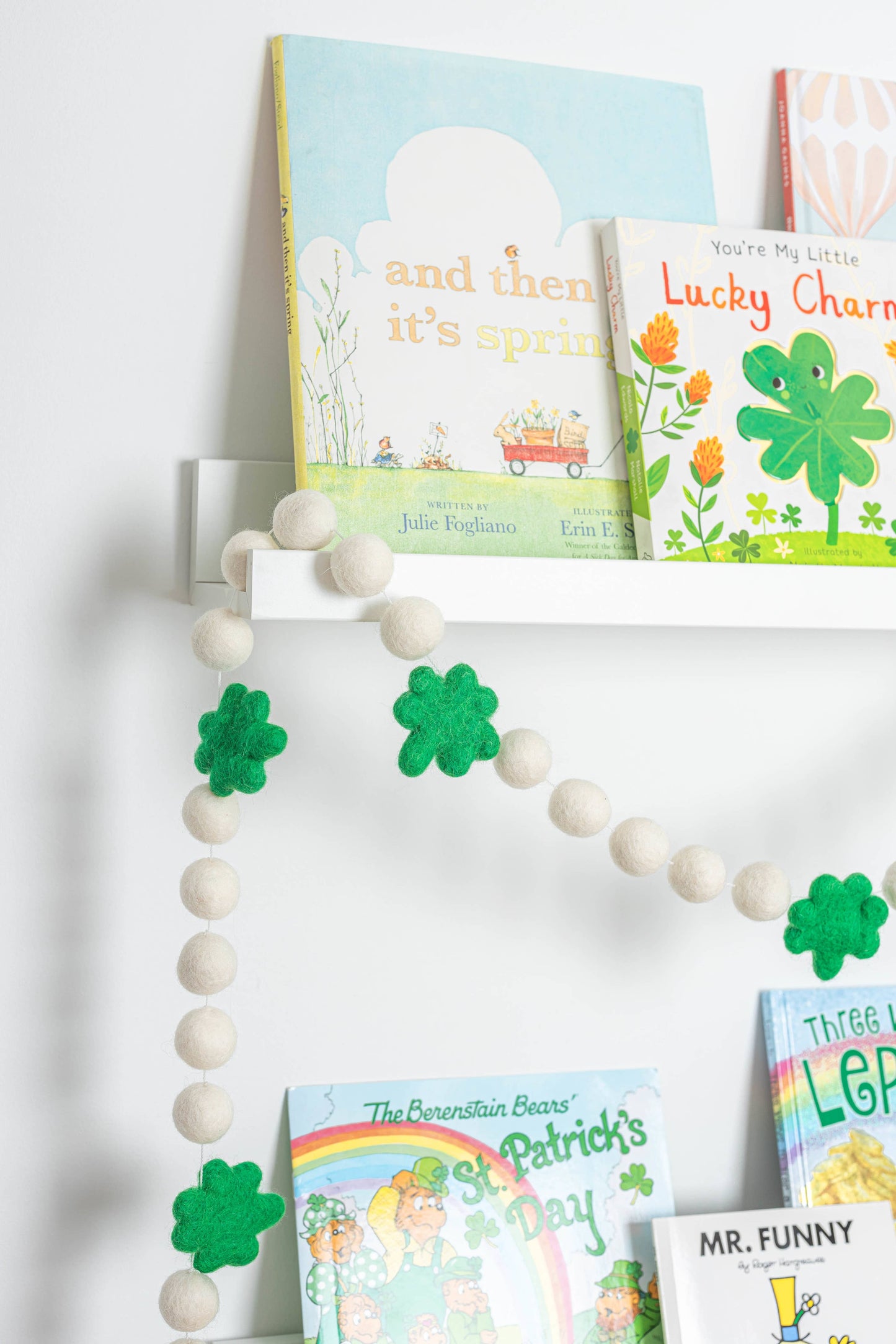 Shamrock St. Patrick’s Felt Garland