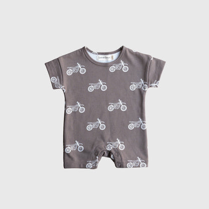French Terry Romper | Dirt Bike