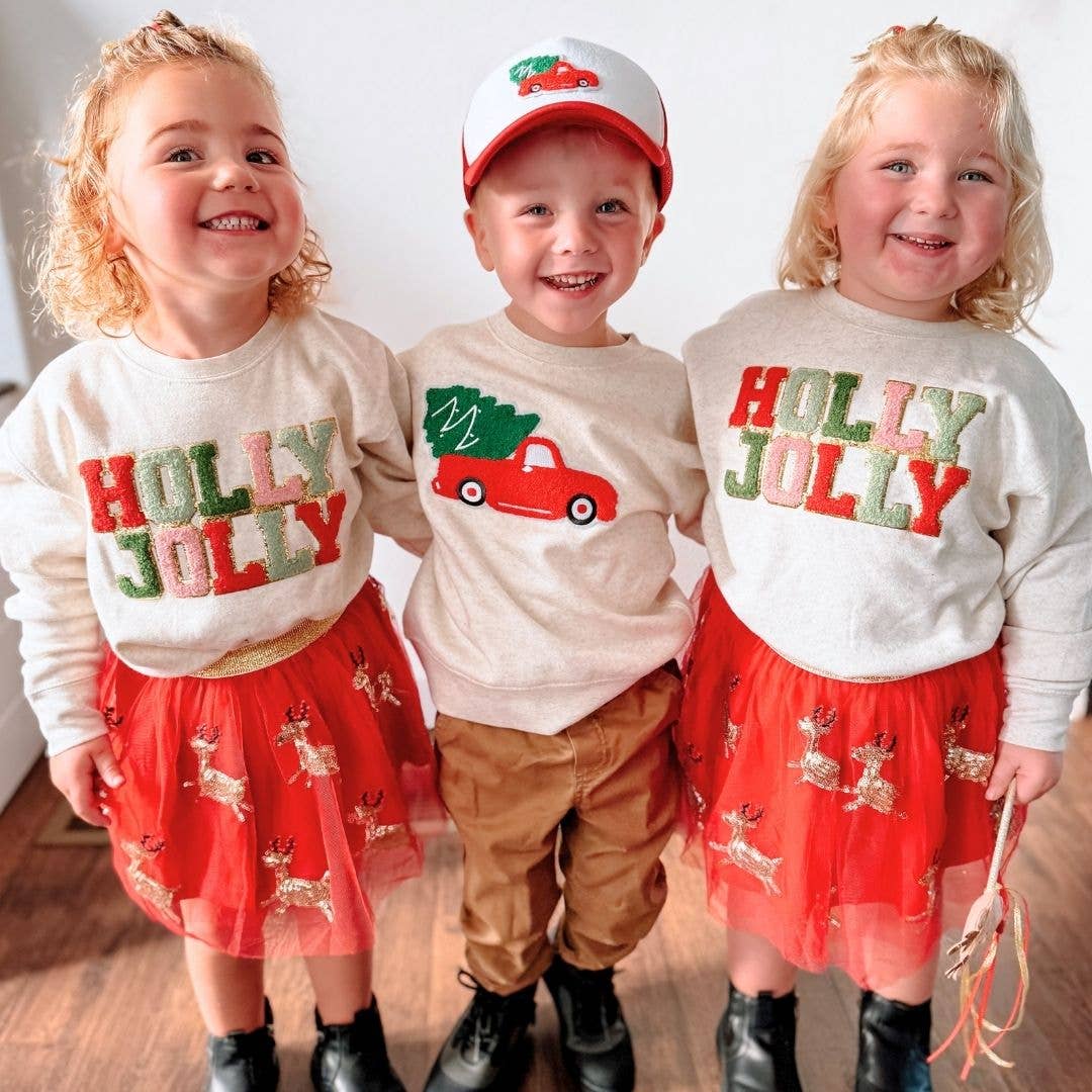 Garfield Kerst Trui Voor Kinderen – ‘Holly Jolly Hungry’ Sweatshirt Officiële Merchandise