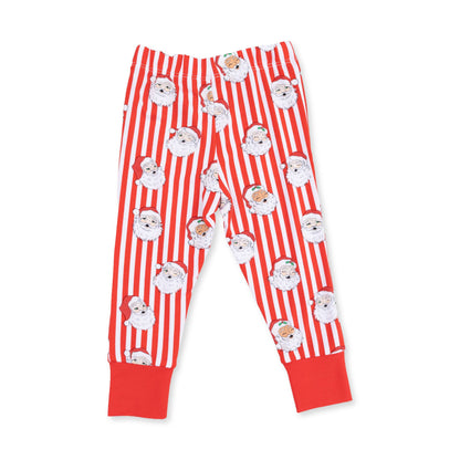 Vintage Santa Stripe - Long Sleeve Loungewear Set, view 4