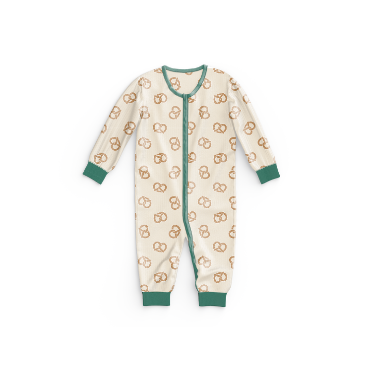 Pretzel Party Bamboo Baby Sleeper