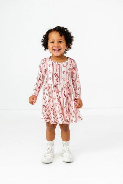 Vintage Love Long Sleeve Twirl Dress