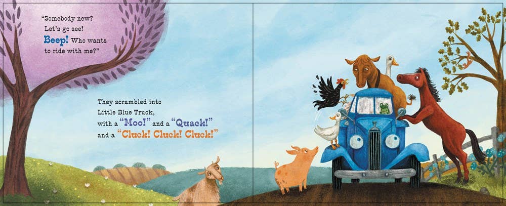Little Blue Truck Makes a Friend by Alice Schertle