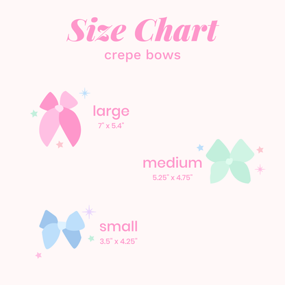 Green Cameo Christmas, crepe hair bow