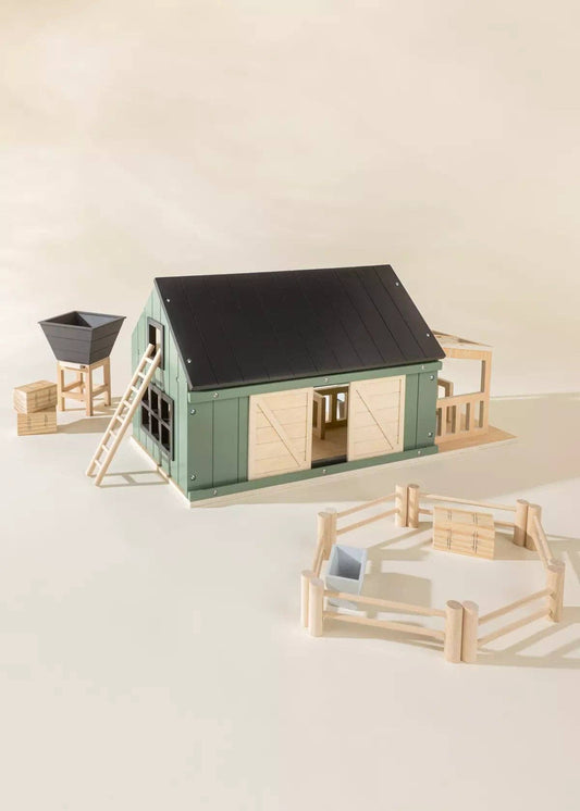 Wooden Barn & Farm Accessories Set