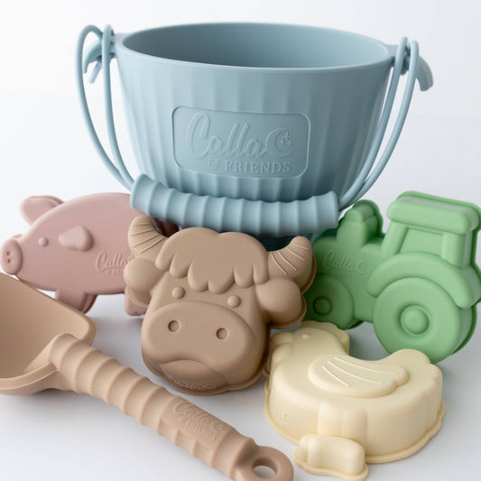 Hazel’s Farm Silicone Beach Toy Set
