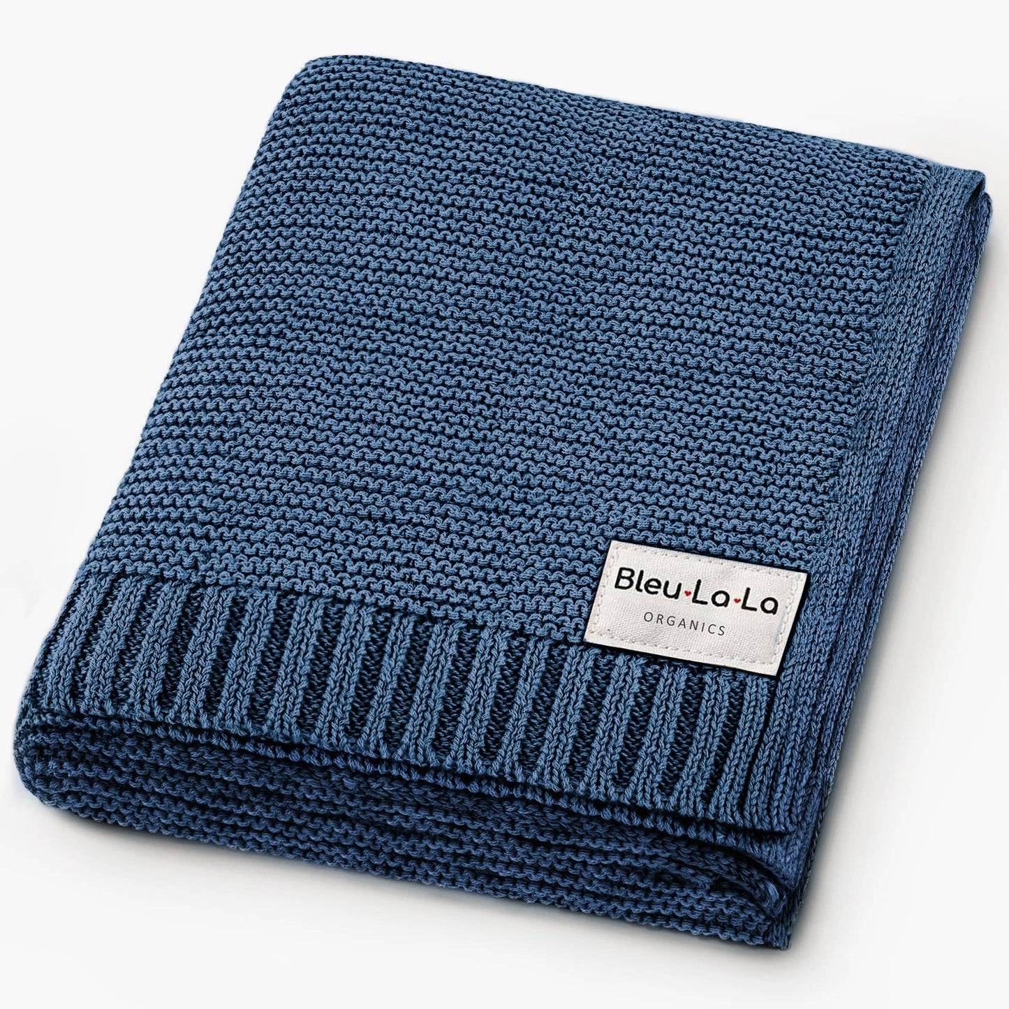 Heritage Knit 100% Organic Luxury Cotton Swaddle Receiving Baby Blanket