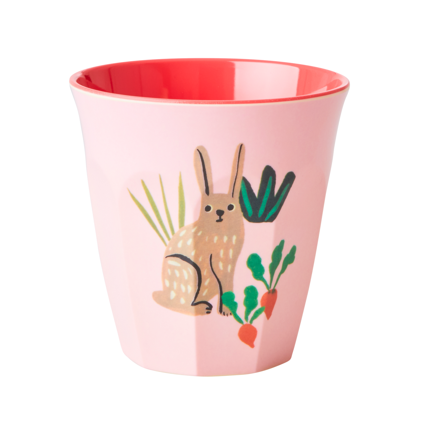 Melamine Kids Cups in Pink Farm Prints - Small - 6 pcs. in Gift Box