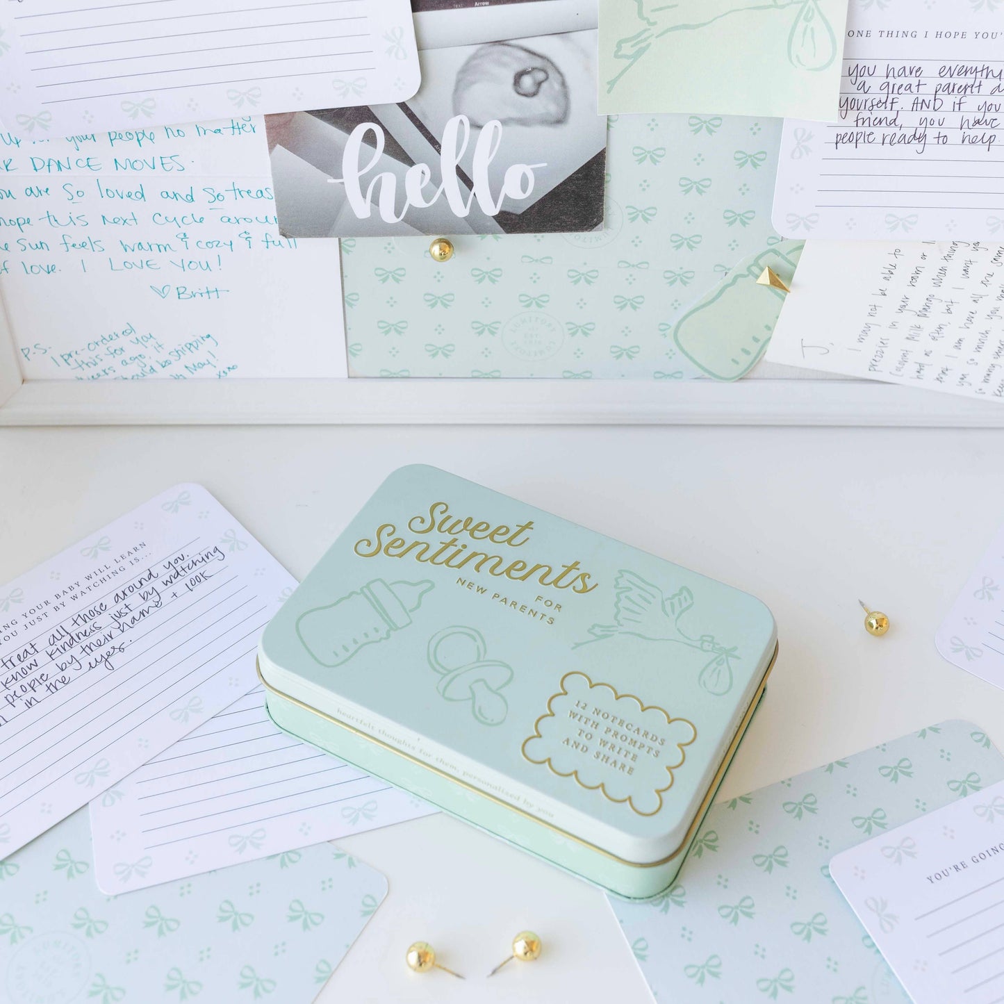 Sweet Sentiments Notecards for New Parents