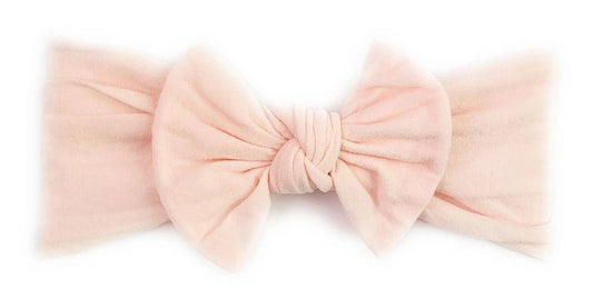 Nylon Bow Knotted Infant Headband