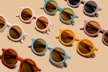 Recycled Plastic Sunglasses in Fawn