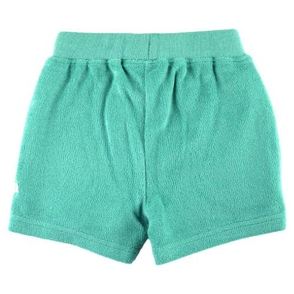 Ocean Teal Terry Knit Casual Shorts