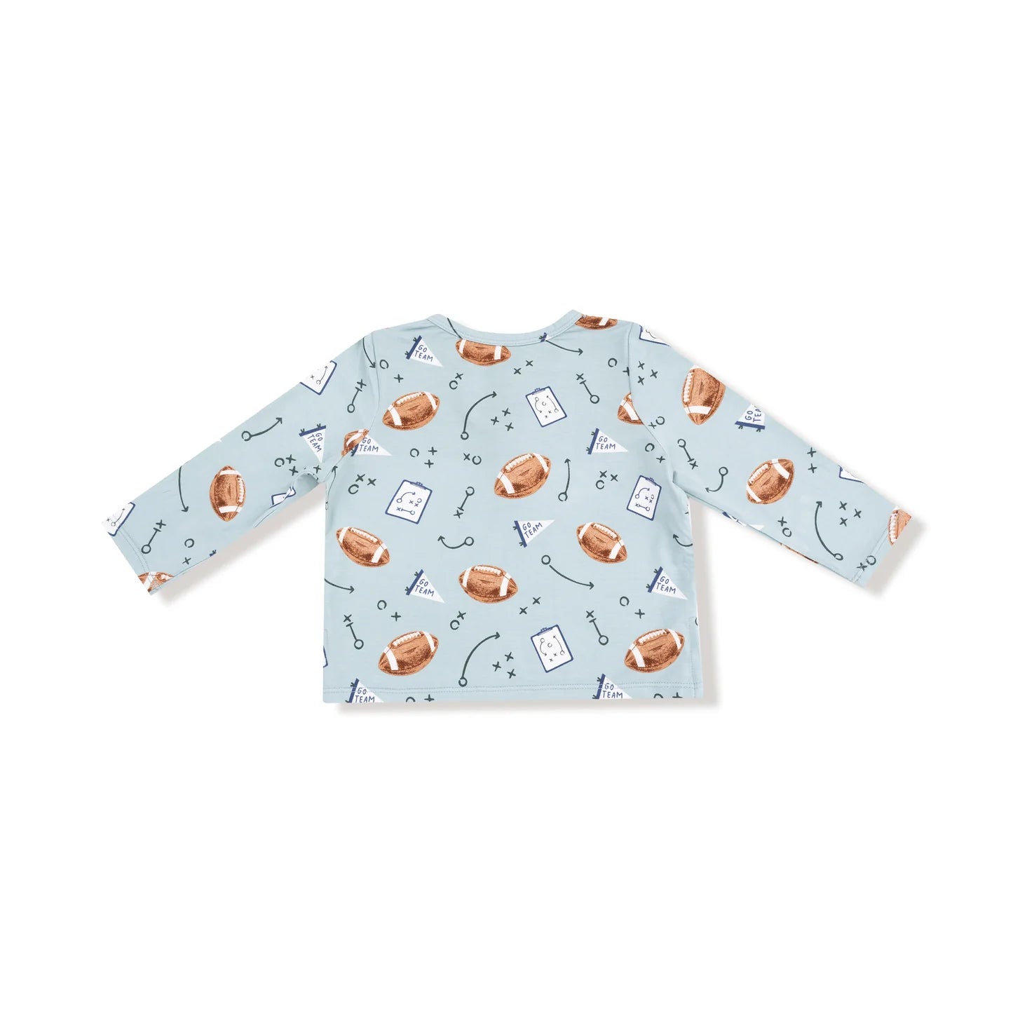 Touchdown Time - Long Sleeve Henley