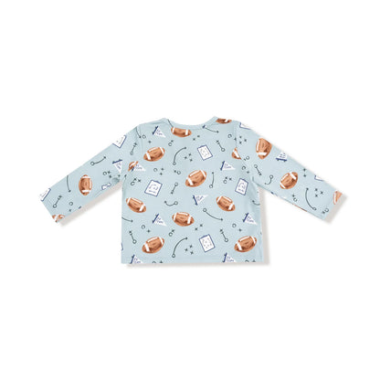Touchdown Time - Long Sleeve Henley
