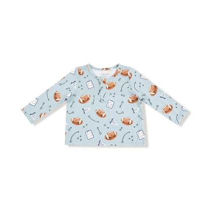 Touchdown Time - Long Sleeve Henley