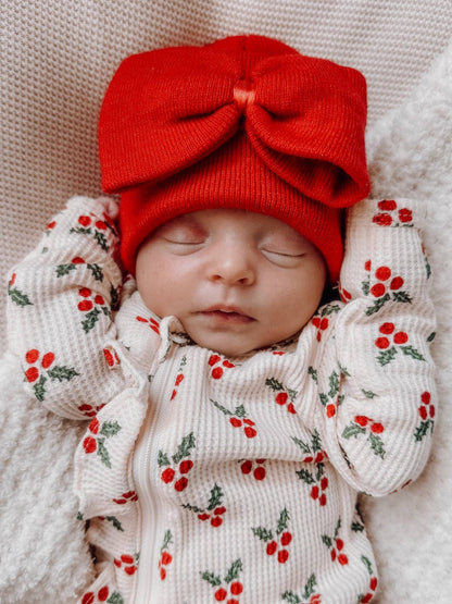Baby's First Hat, Red Bow - view 2
