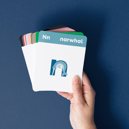 Animals A to Z Alphabet Flashcards