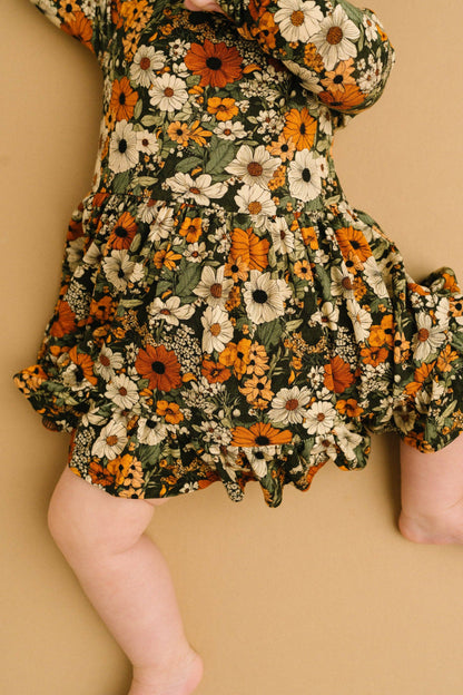 Rustic Blooms bodysuit bamboo dress - view 4