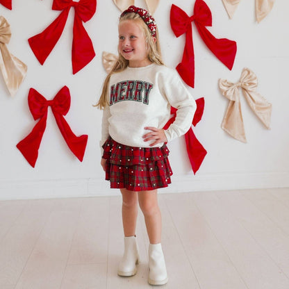 Christmas Tartan Pearl Skirt - view 4