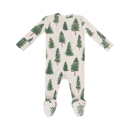 Forest Trees - 2 Way Zipper Footie